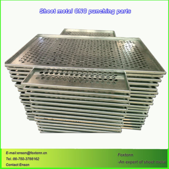 Sheet Metal Fabrication Stamping Steel Parts with Mesh