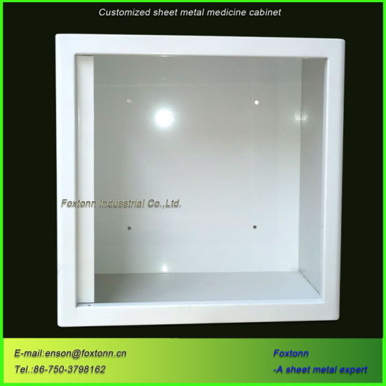 Custom Sheet Metal Fabrication CNC Machining Bending Medical Cabinet